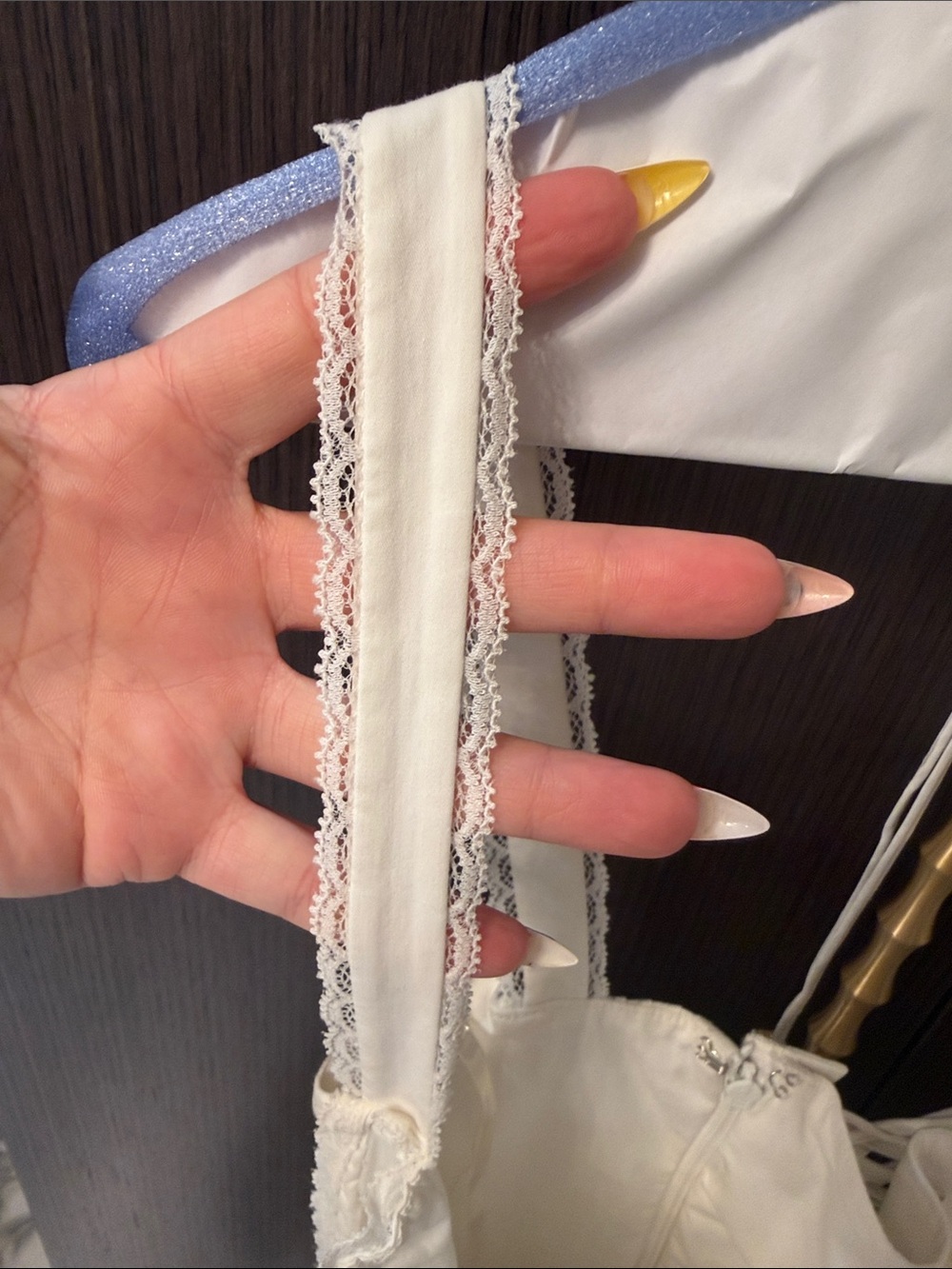 House of CB White Off-Shoulder Corset Mini Dress - Picture 10 of 17